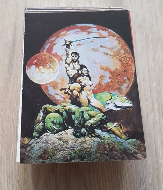 Frank Frazetta Series 1 (1991) Comic Images Complete Trading Card Set of 90