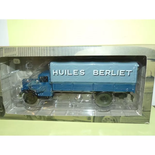 n° 28 BERLIET GDR 7 W  Huiles BERLIET CAMIONS D'AUTREFOIS 1/43 Neuf boite