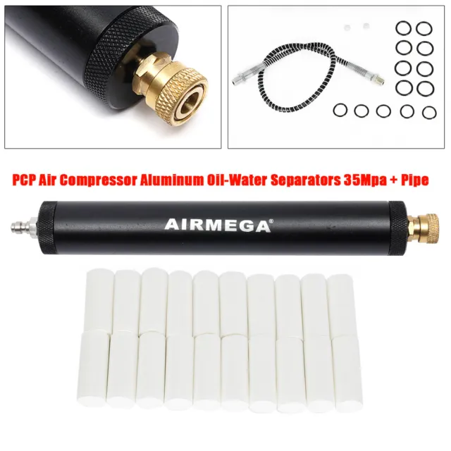 30mpa High Pressure PCP Air Compressor Oil-Water Separator Air Filter Kit w/Pipe