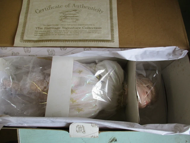 Kissing Fairy Doll Angelina # 12200 Heritage Signature Collection with coa F2