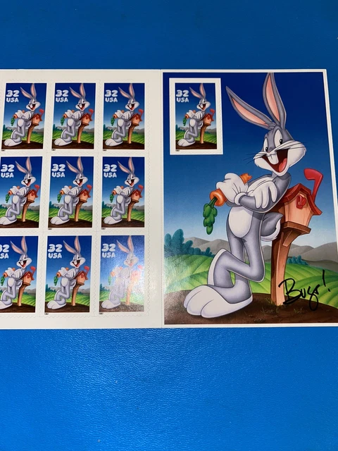 BUGS BUNNY WARNER Bros Cartoons Stamp Collecting Collectible Stamps ...