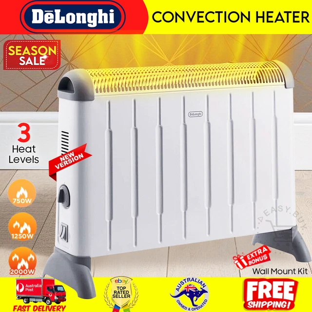 GERMANICA CONVECTION FLOOR Heater Adjustable Thermostat 3 Power Settings  2000W— $39.99 - PicClick AU
