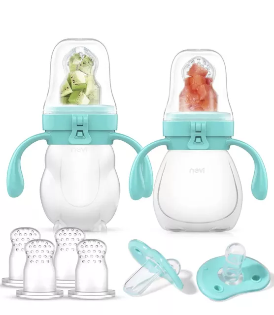 Weaning Sippy Cup Baby Fruit Feeder With Pacifier BPA Free NEW