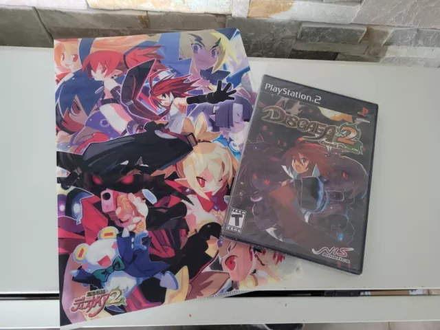 Disgaea 2 Cursed Memories PS2 PlayStation 2 US NTSC-U/C NEUF + Pochette Bonus