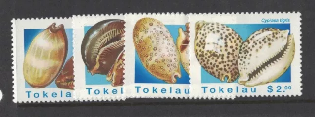 1996 Tokelau Sea Shells SG 250/3 Muh Set