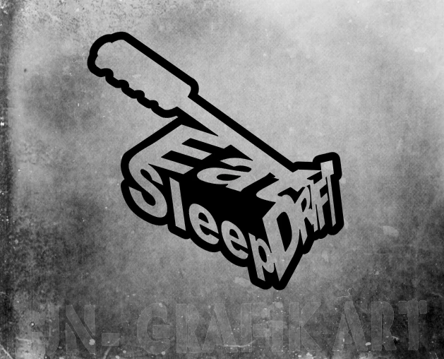 Aufkleber Eat Sleep Drift  Car Auto Sticker Tuning JDM Decal Handbrake Driften