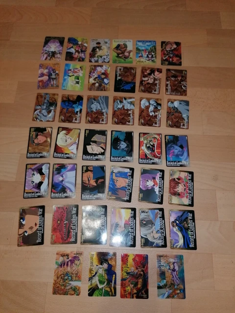 reg set pp card record of lodoss war 36/36 + 4/6 special neuves new