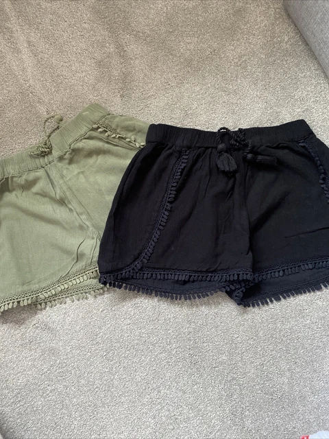 2 X girls NEXT Tassle Shorts bundle Age 6 Years Vgc