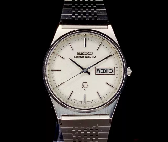 Avril 1979 Seiko Grand Quartz Argent Neige Cadran 9943-8030 XBB-190 Entretenu