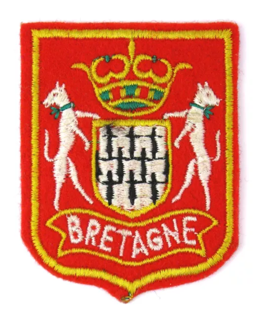 Ecusson brodé ♦ (patch/crest embroidered) ♦ BRETAGNE
