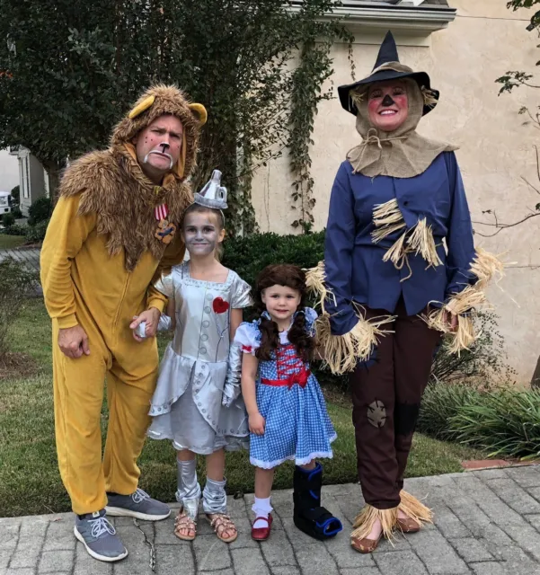 Wizard of Oz Halloween Costume Set for Family of 4