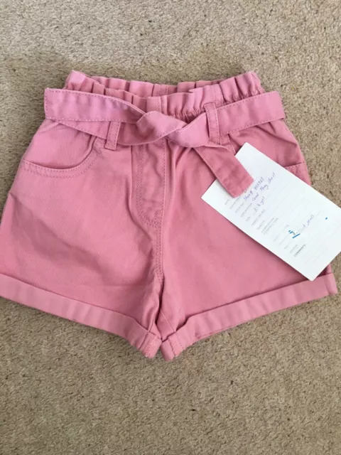 Next Girls Shorts x 3 Pairs - Mixed colours/styles - age 3-4 years 2