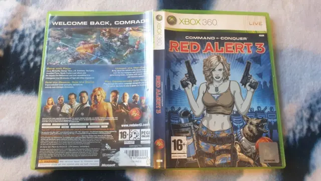 Command & Conquer: Red Alert 3 (Microsoft Xbox 360, 2008) PAL