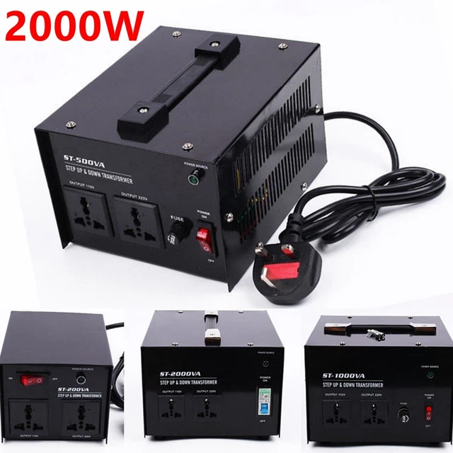 2000W STEP UP/DOWN Voltage Converter Transformer Transformer Converter