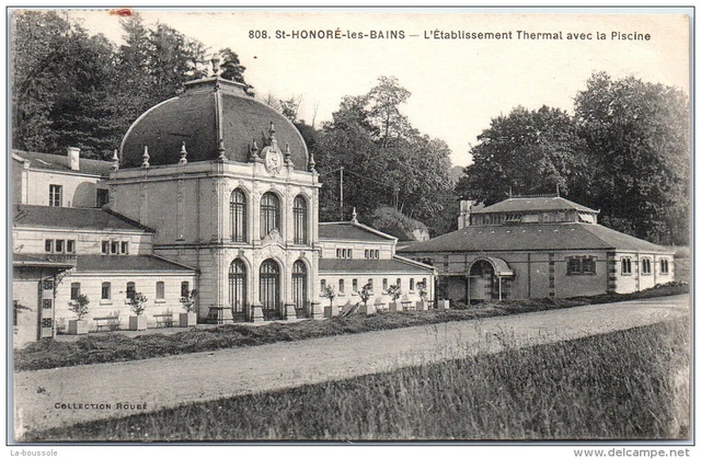 58 SAINT HONORE LES BAINS - Ets thermal avec la piscine ---