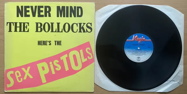 Sex Pistols - Never Mind The Bollocks LP 1977 Blank VG+ Miscredit A5/B8 Punk
