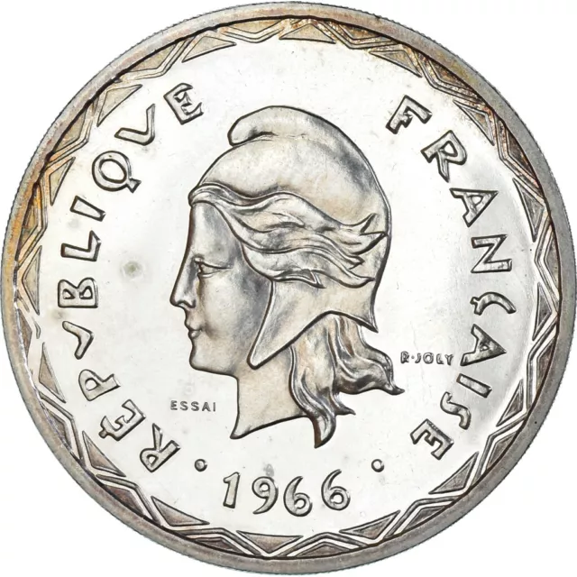 [#342808] Coin, New Hebrides, 100 Francs, 1966, Monnaie de Paris, ESSAI, MS