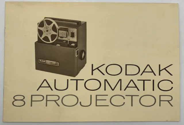 Kodak Automatic 8 Projector Owners Manual Instruction Book Booklet Vintage 8mm