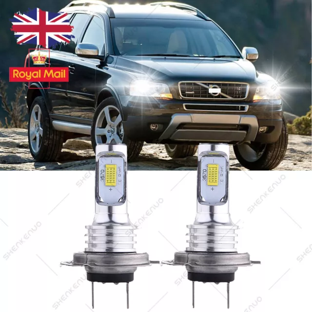 For VOLVO XC90 2002-2014 499 H7 Supper Bright 6000K LED Headlight Bulbs Kit UK