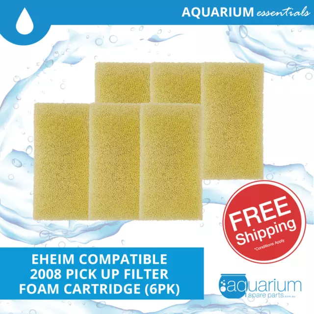 Eheim 2008 Pick Up Compatible Filter Foam Cartridge (6pk)