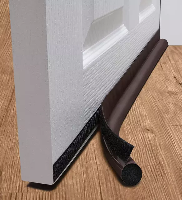 One Sided Door Foam Draft Draught Excluder Insulation Seal Cold Air Stopper New