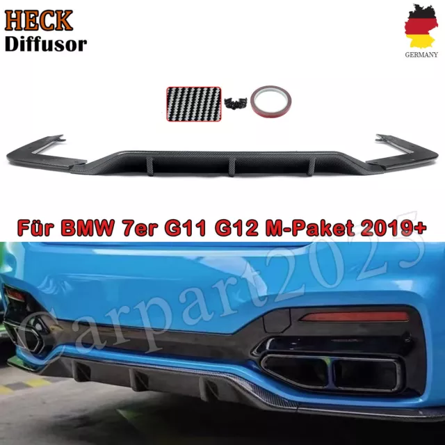Heckdiffusor Performance Optik Schwarz Carbon passend für BMW 7er G11 G12 2019+