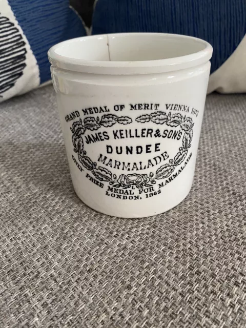 2lb James Keliller&sons Dundee Marmalade Pot,maling K Newcastle