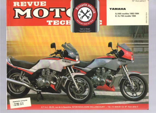 Yamaha xj900 model 1983 1984 xj750 1984 - Revue Moto Technique  hors serie N°02