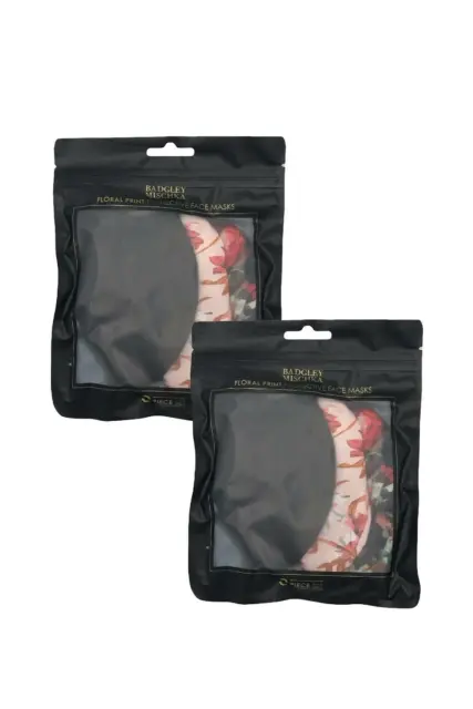 Badgley Mischka Reusable Face Coverings Floral - Set of 6