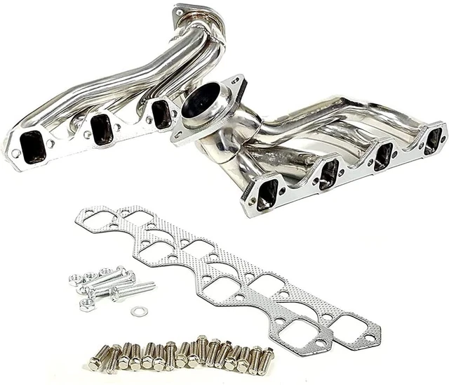 SHORTY UNEQUAL LENGTH GT40P 1 5/8" Header Kit for 86 - 93 Ford Mustang ...