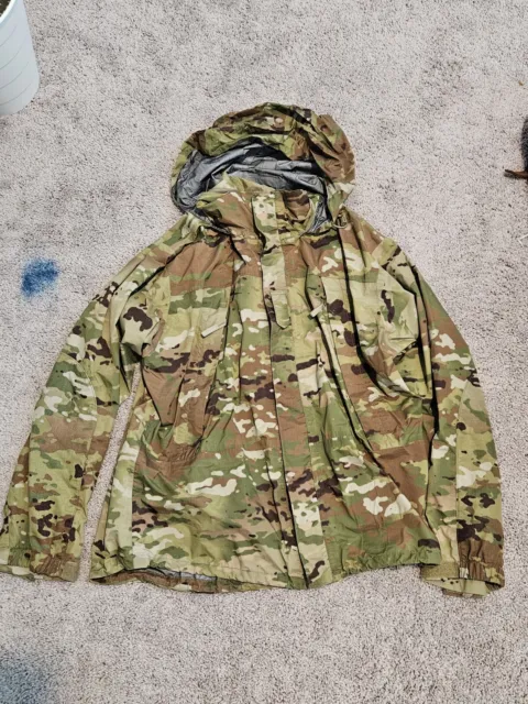 GI ISSUE Army OCP Medium Long 0823 Hood Jacket Extreme Cold Wet Weather Gortex