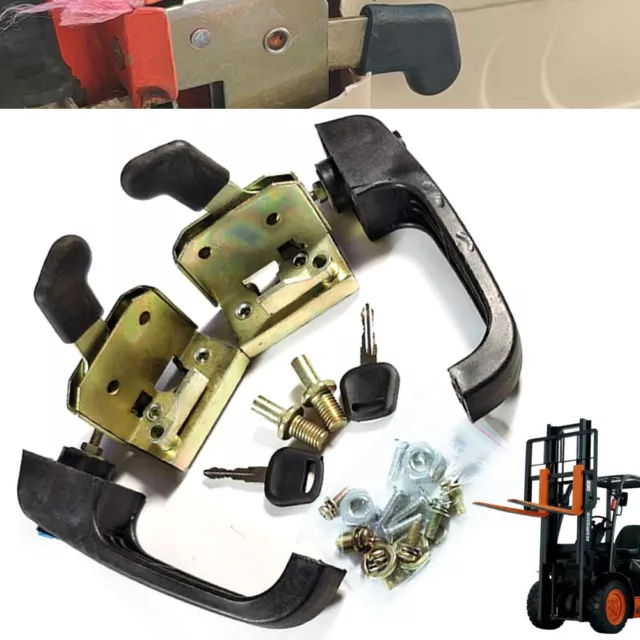 Universal Locking Door Handle Loader Door Lock Tractor and Heavy Equipment