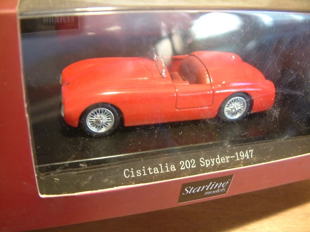 CISITALIA  202     au  1/43    neuve + boîte  STARLINE