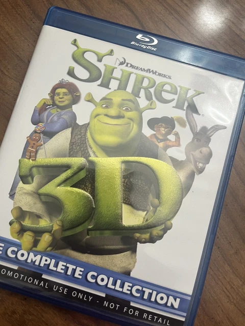 SHREK 3D , Shrek 2 3D and Shrek The Third 3D DreamWorks Blu-ray ...