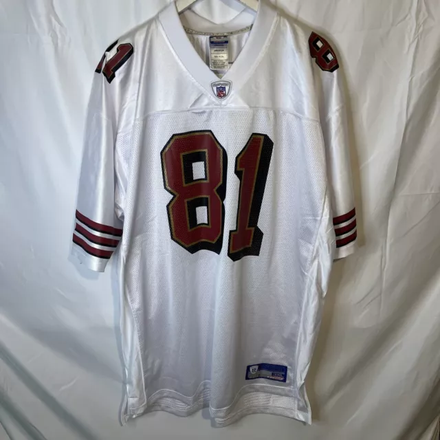 NFL SAN FRANCISCO 49ERS FOOTBALL SHIRT JERSEY REEBOK #81 OWENS SIZE XXXL Retro