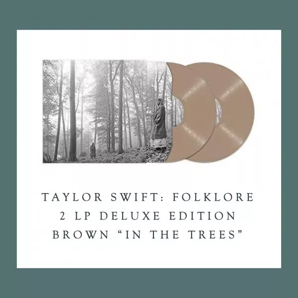 2x 12 LP Vinilo Taylor Swift Folklore Edición Deluxe Beige First Press -  WM144