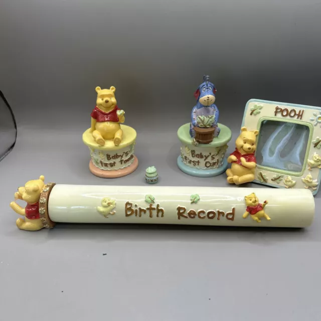 The Wonderful World of Disney Pooh 4 Piece Keepsake Gift Set