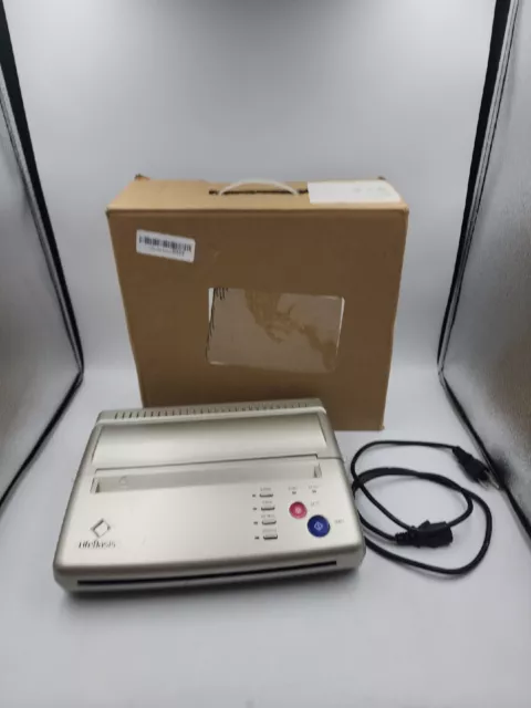 Máquina de transferencia térmica de tatuajes Life Basis impresora de plantillas negra modelo 116F
