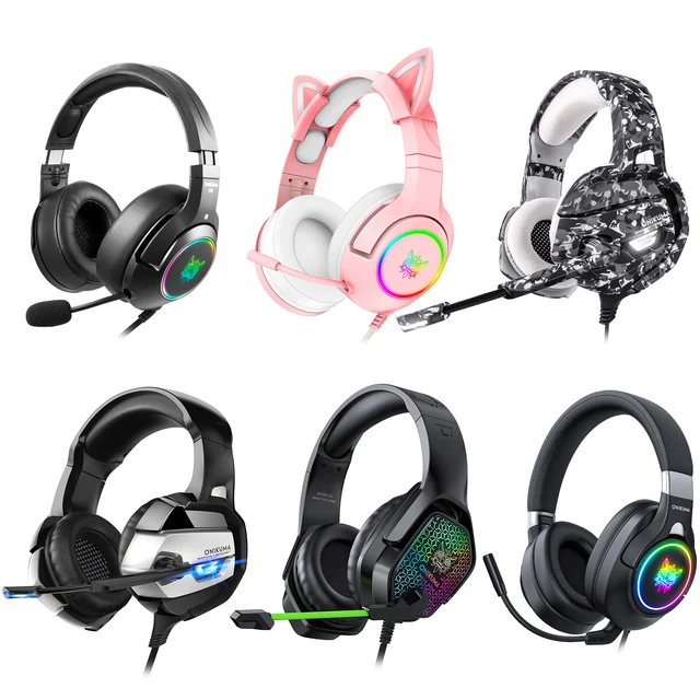 STEREO GAMING HEADSET for PS5 PS4 Xbox PC Laptop Noise Canceling Mic