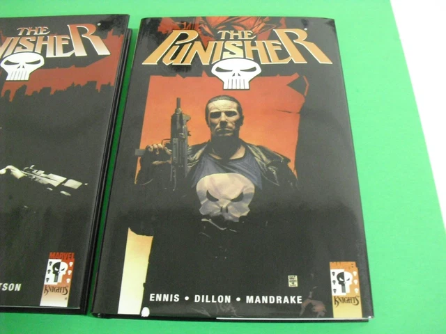 The Punisher vol 1 2 3 Hardcover all 1st print GREAT COND! Marvel Knights Ennis 6