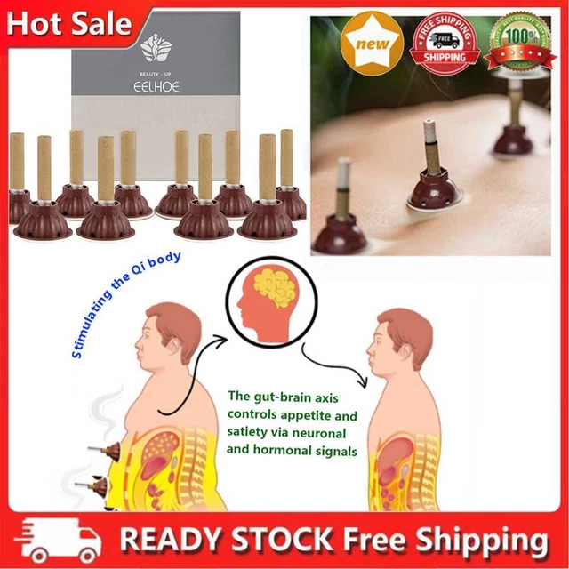10 pz Body Shaping Moxa Stick Terapia del Calore Portatile Colonne Detox Forniture Sottili