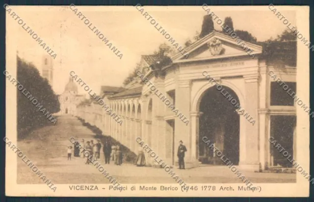 Vicenza Monteberico PIEGHINE cartolina MV0847