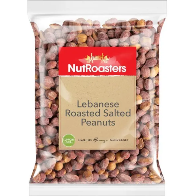NutRoasters - Salted Lebanese Roasted Peanuts 1Kg