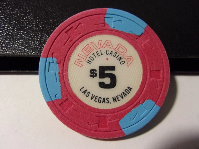 NEVADA HOTEL CASINO $5 hotel casino gaming poker chip - Las Vegas, NV