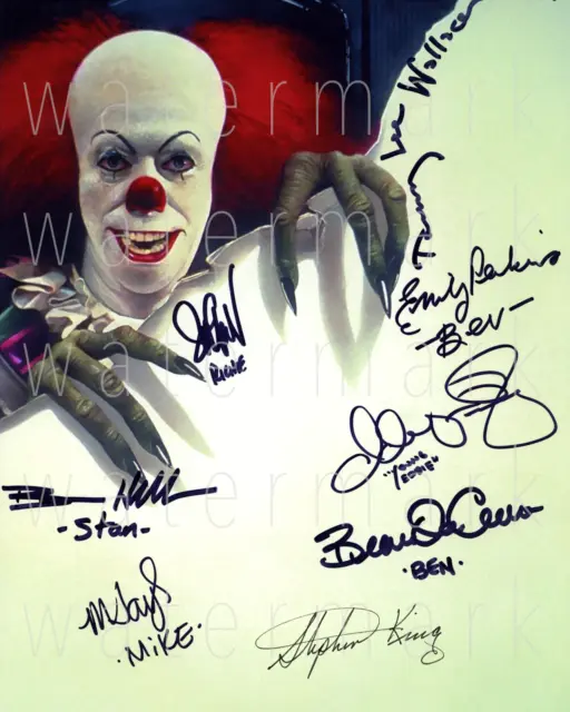 Stephen King's IT cast signed 8X10 print photo picture poster autograph RP