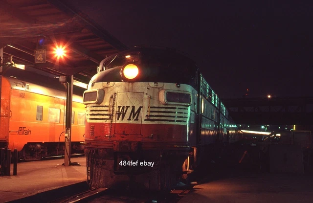 WM Western Maryland F7A 7173-7165 Pittsburgh PA August 1979