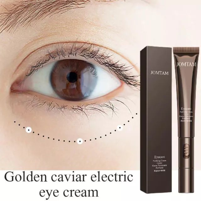 Electric Vibration Massage Eye Cream Tube, Gold Caviar Repair_Cream Eye O2P4