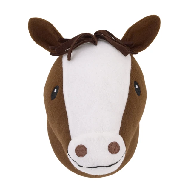 Little Love by NoJo Plush Fleece Horse Head Wall Décor