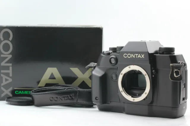 All Works [CLA'd Top MINT in Box] Contax AX SLR 35mm Film Camera Body From JAPAN