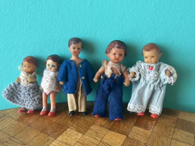 5 Püppchen Ari für Bastler (1) Puppe  Puppenstube Puppenhaus 1:12 dollhouse doll